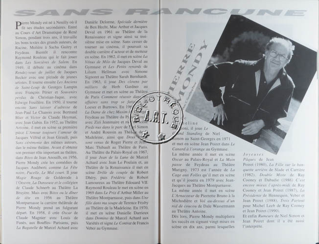 Les programmes de Théatre de l\