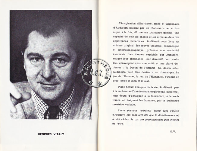 Les programmes de Théatre de l\