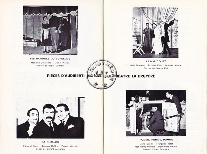 Les programmes de Théatre de l\