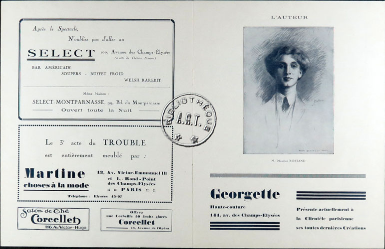 Les programmes de Théatre de l\