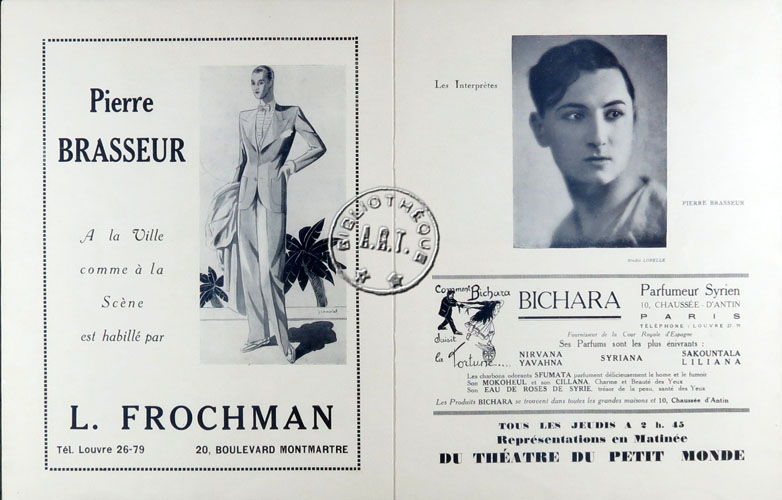 Les programmes de Théatre de l\