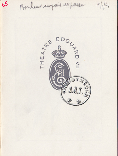 Les programmes de Théatre de l\