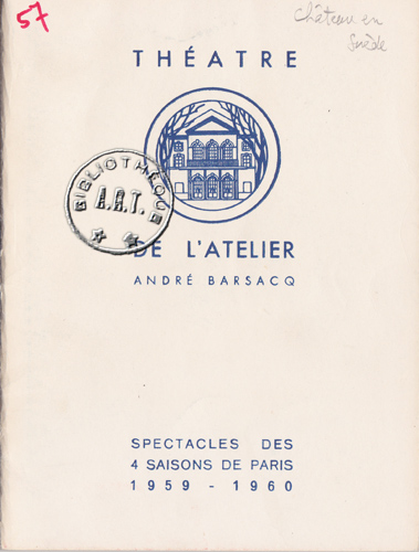 Les programmes de Théatre de l\