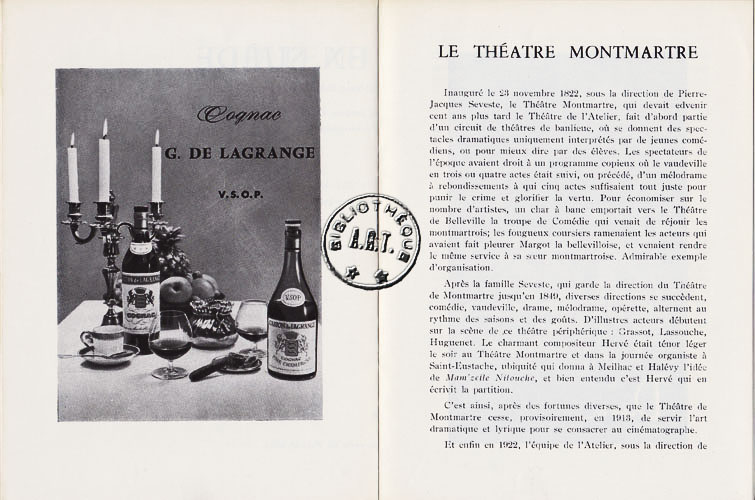 Les programmes de Théatre de l\