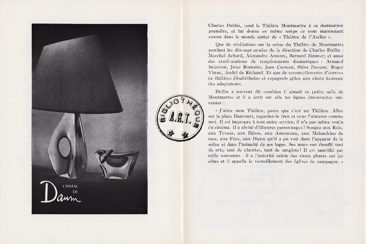 Les programmes de Théatre de l\