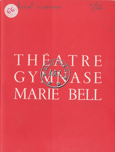 Les programmes de Théatre de l\