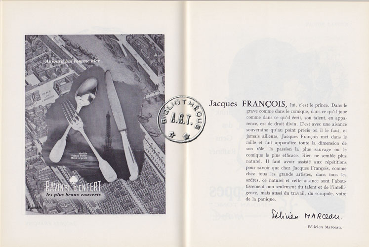 Les programmes de Théatre de l\