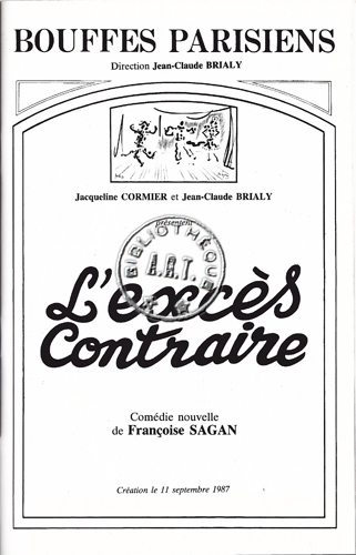 Les programmes de Théatre de l\