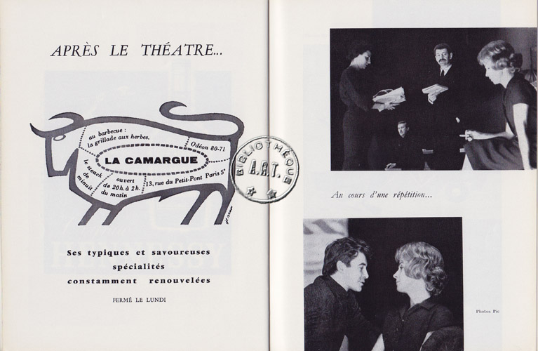 Les programmes de Théatre de l\