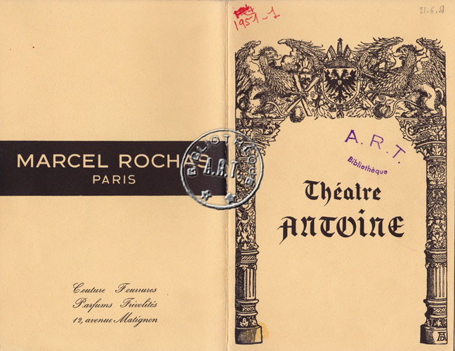 Les programmes de Théatre de l\