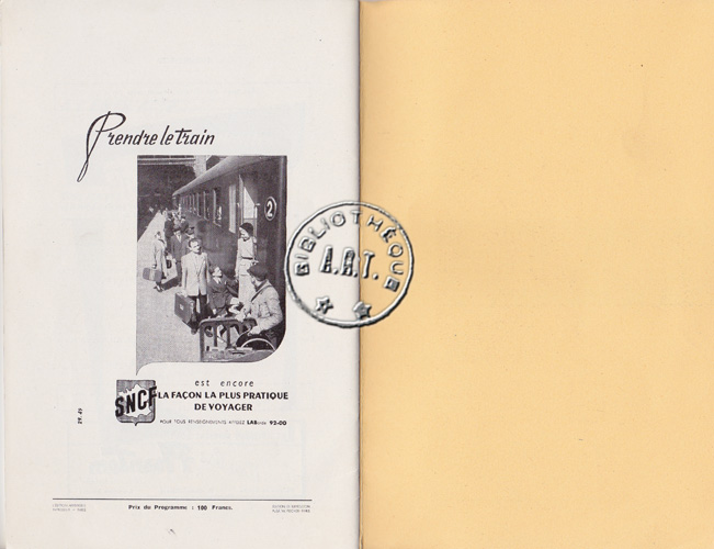 Les programmes de Théatre de l\