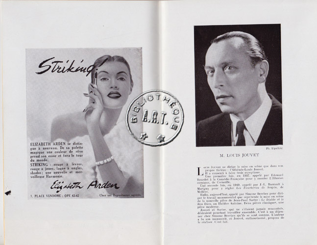 Les programmes de Théatre de l\