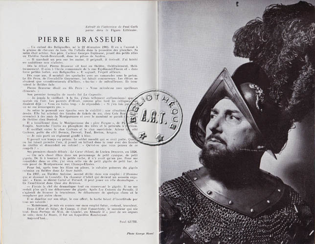 Les programmes de Théatre de l\