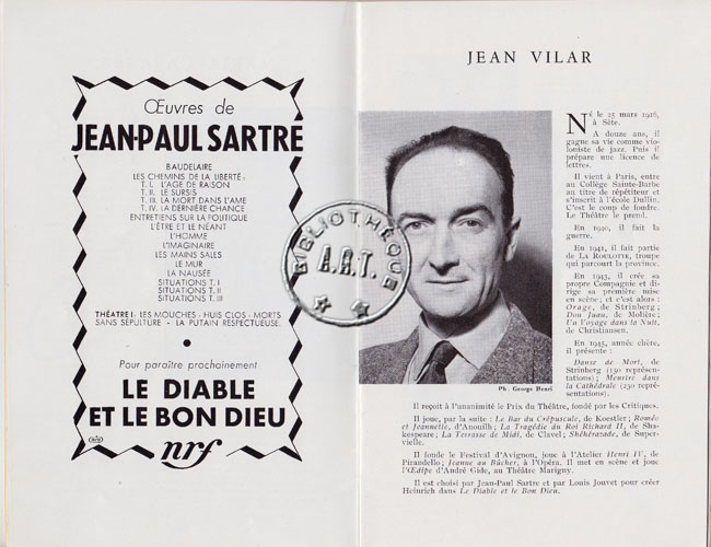 Les programmes de Théatre de l\