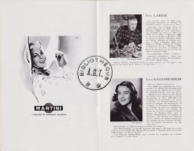 Les programmes de Théatre de l\