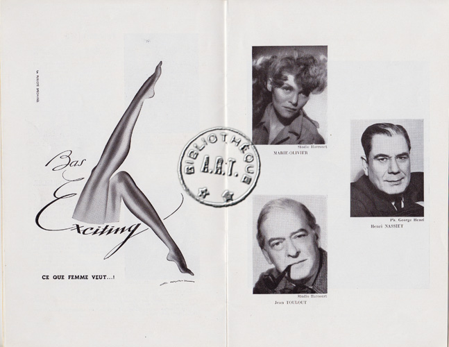 Les programmes de Théatre de l\