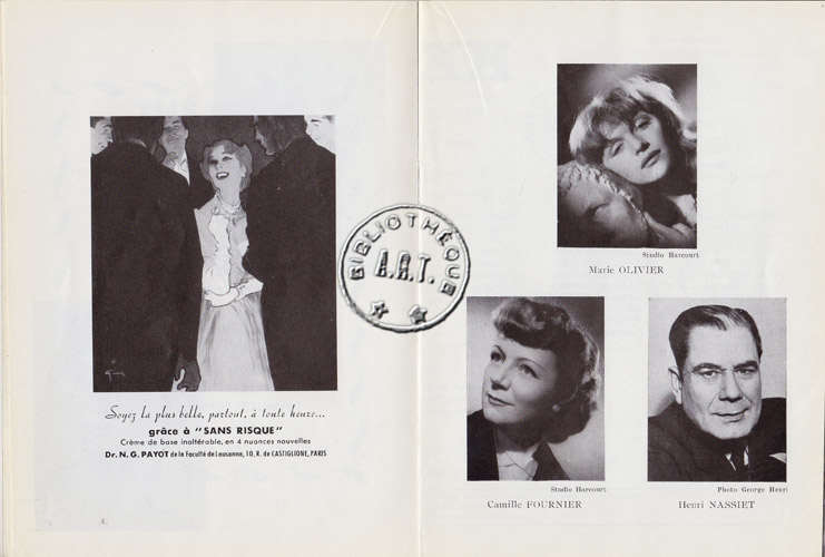 Les programmes de Théatre de l\