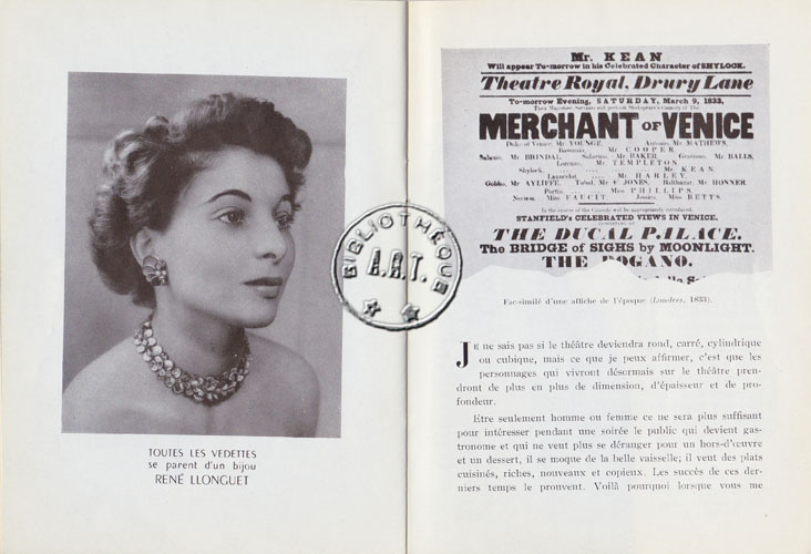 Les programmes de Théatre de l\