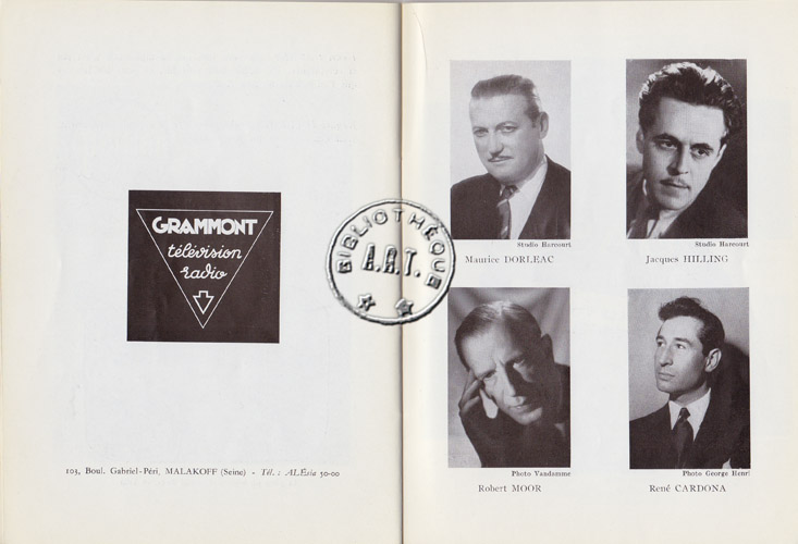 Les programmes de Théatre de l\
