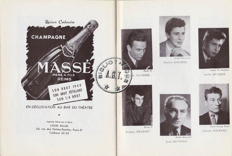 Les programmes de TThéatre de l\