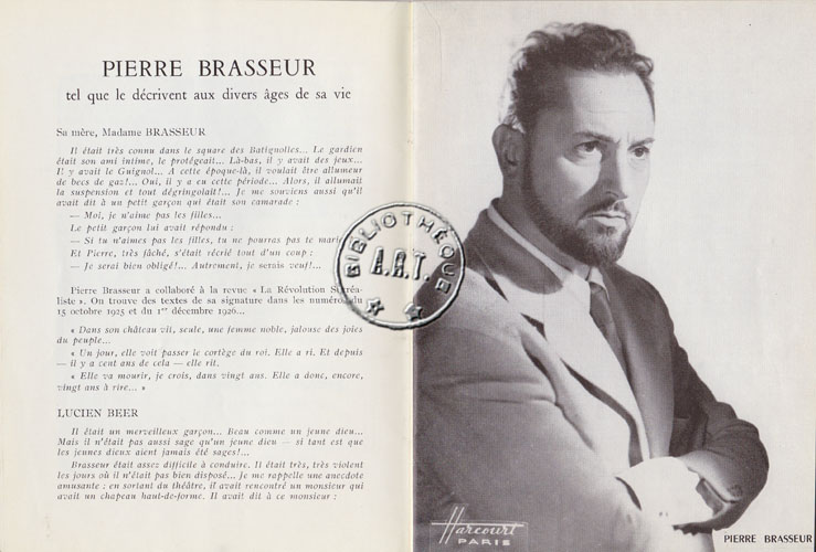 Les programmes de Théatre de l\