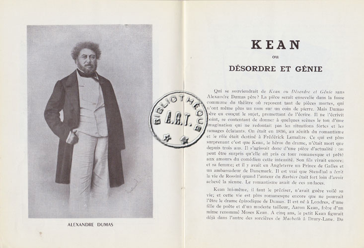 Les programmes de Théatre de l\