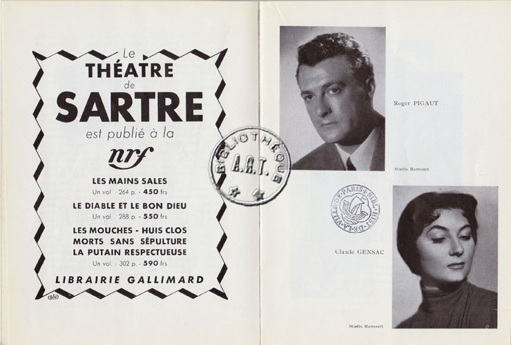 Les programmes de Théatre de l\