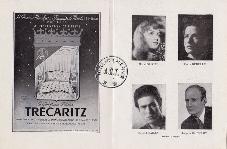 Les programmes de Théatre de l\
