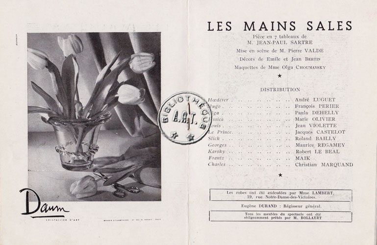 Les programmes de Théatre de l\