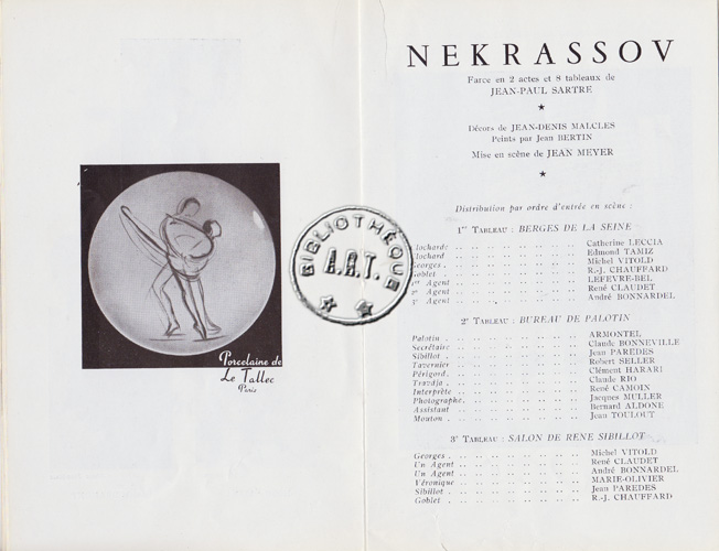 Les programmes de Théatre de l\