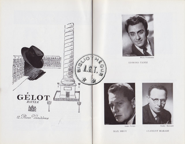 Les programmes de Théatre de l\