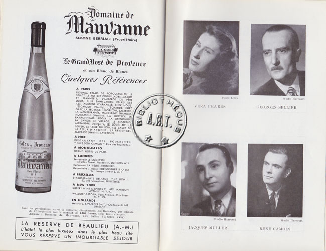 Les programmes de TThéatre de l\