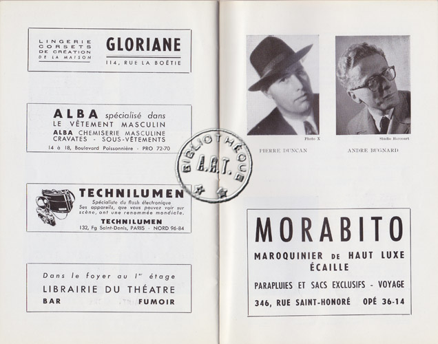 Les programmes de Théatre de l\