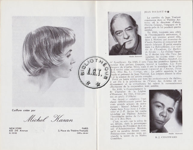 Les programmes de Théatre de l\