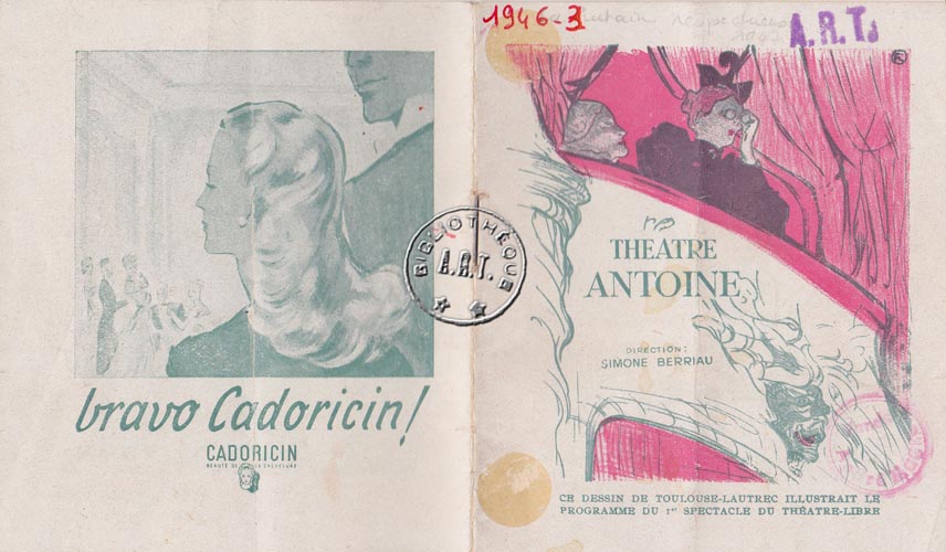 Les programmes de Théatre de l\