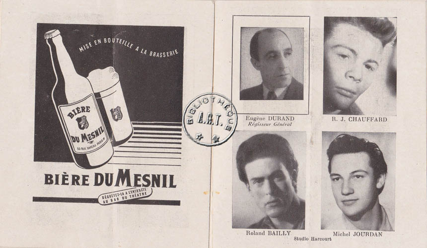 Les programmes de Théatre de l\