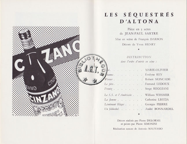 Les programmes de Théatre de l\