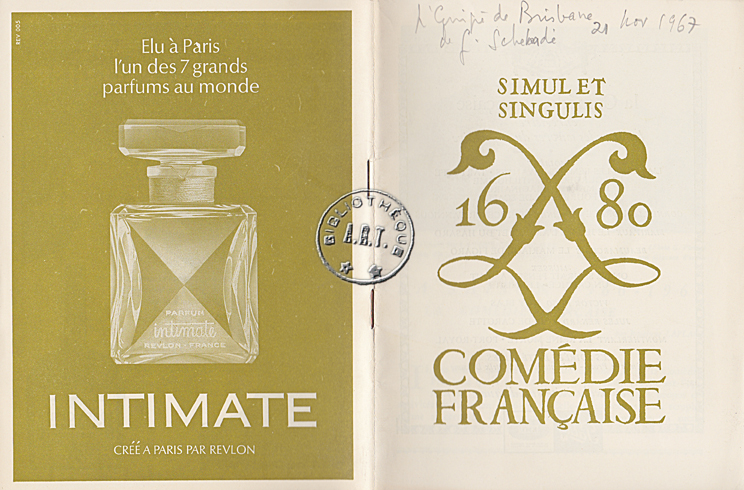 Les programmes de Théatre de l\