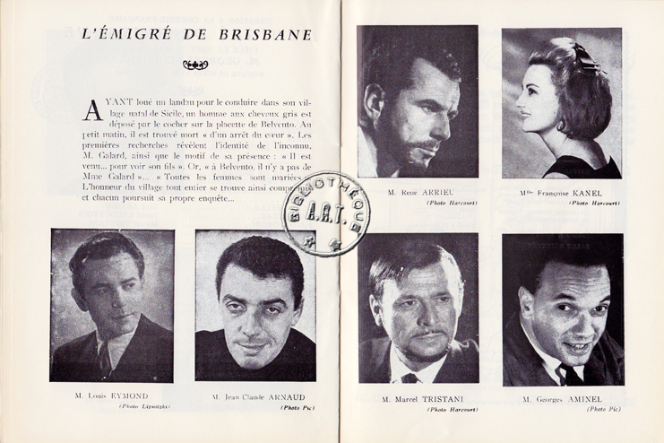 Les programmes de Théatre de l\