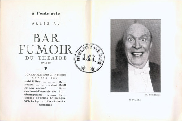 Les programmes de Théatre de l\
