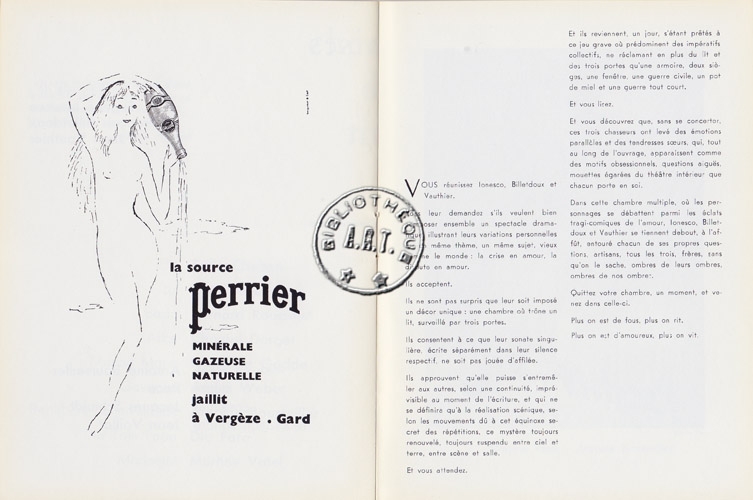 Les programmes de Théatre de l\