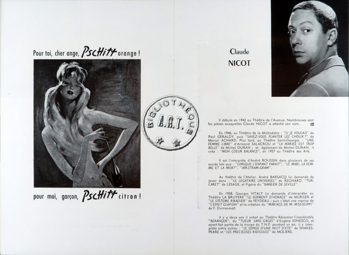 Les programmes de Théatre de l\