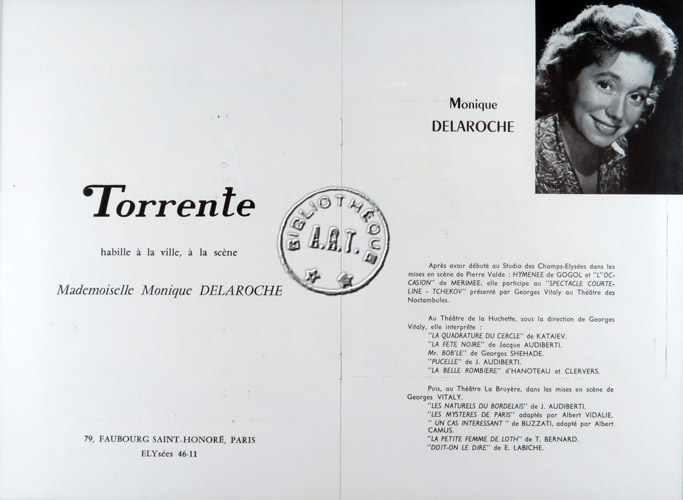 Les programmes de Théatre de l\
