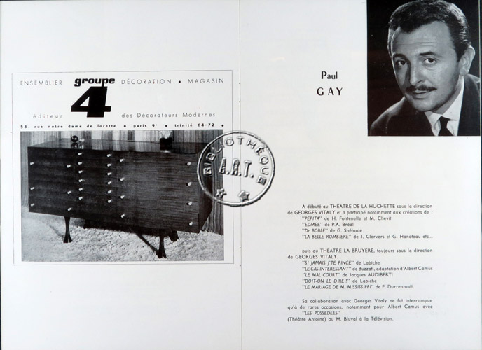 Les programmes de Théatre de l\