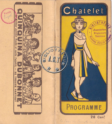 Les programmes de Théatre de l\