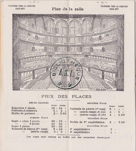 Les programmes de Théatre de l\