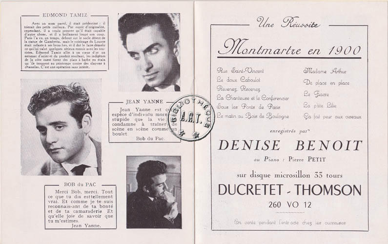 Les programmes de Théatre de l\