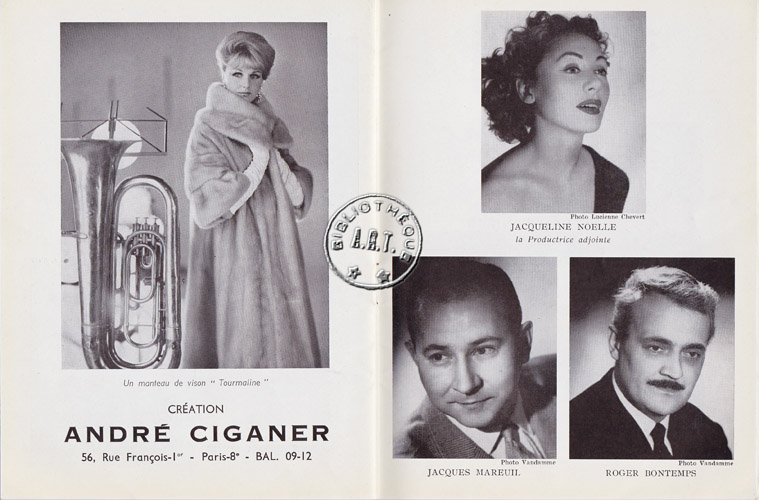 Les programmes de Théatre de l\