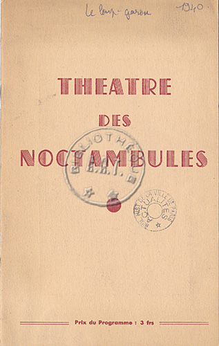 Les programmes de Théatre de l\