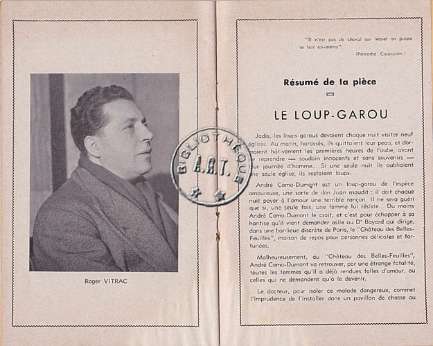 Les programmes de Théatre de l\
